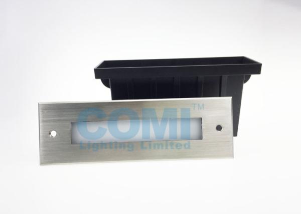 24V low voltage or 110~240VAC Linear Stair Outdoor Lighting White Print Glass