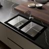 Buy cheap Tailored Wood Grain Kitchen Cabinets Wood Veneer Walnut Color Kitchen Cabinets from wholesalers