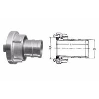 Buy cheap 2.5 Inch Aluminium Fire Hose Couplings OEM / ODM Fire Hydrant Adapter product