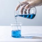 Amino Acid Chelate Cu Zn Mn B Liquid Organic Foliar Fertilizer Transparent Blue