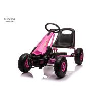 Buy cheap 5KM/H 5 Year Old Pink Pedal Go Kart 11.7KG With Four Inflatable Wheels product