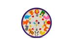 Magic Moving Wildlife Design Clock Arts And Crafts Toys With 8 DIY Colors 21CM