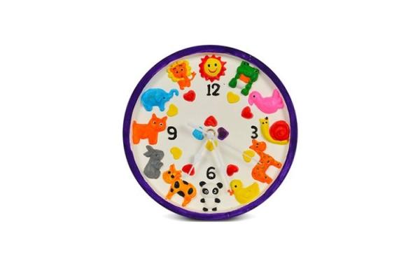 Buy cheap Magic Moving Wildlife Design Clock Arts And Crafts Toys With 8 DIY Colors 21CM Dia from wholesalers
