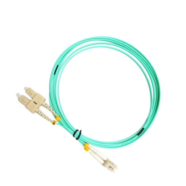 Buy cheap Single Mode Duplex Om3 Sc Upc To Lc Upc Fiber Optic Patch Cord from wholesalers