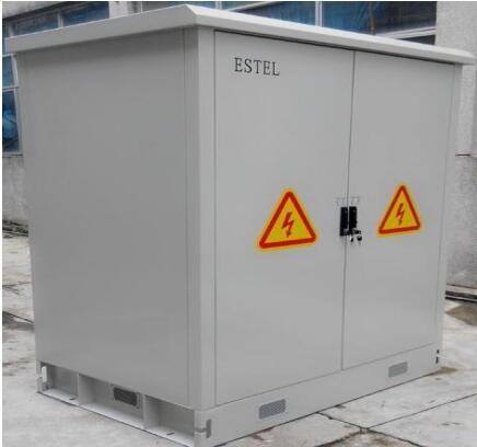 Buy cheap Double Wall Steel Outdoor Battery Cabinet IP55 Base Station Closure 3 Battery Shelves from wholesalers