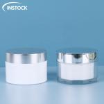 50g 1oz PETG Plastic Double Wall Cream Jar Containers For Body Eye Face