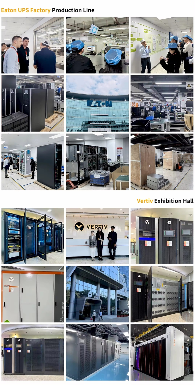 High Frequency Online UPS 40KVA Industrial Long Backup Time UPS 3 Phases Input And Output 380V