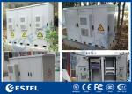 Optical Fiber Distribution 3 Compartments Outdoor Telecom Enclosure
