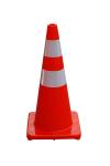 28" Mexico Standard PVC Road Safety Warning Cone Traffic Control Barricade Sign
