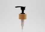Bamboo Closure 24 / 410 Plastic Treatment Pump For Cosmetic Packaging