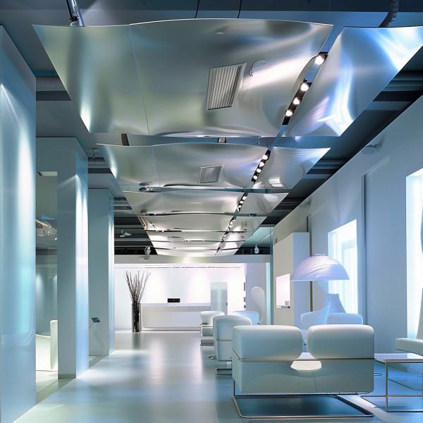 Buy cheap Flat Panel Polished Stainless Steel Ceiling For Luxurious Interiors from wholesalers