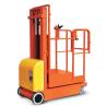 Buy cheap Safety Brackets Electric Aerial Order Picker Forklift Customized Color from wholesalers