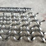 US Custom Continuous Stainless Steel SS304 SS316 Shaftless Auger Screw for