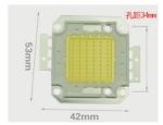10W 100W High Power COB White LED Chip Three Color 2000 - 10000 LM OEM ODM