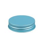 PE Blue Aluminium Bottle Tops Lids For Skin Care Food Drink