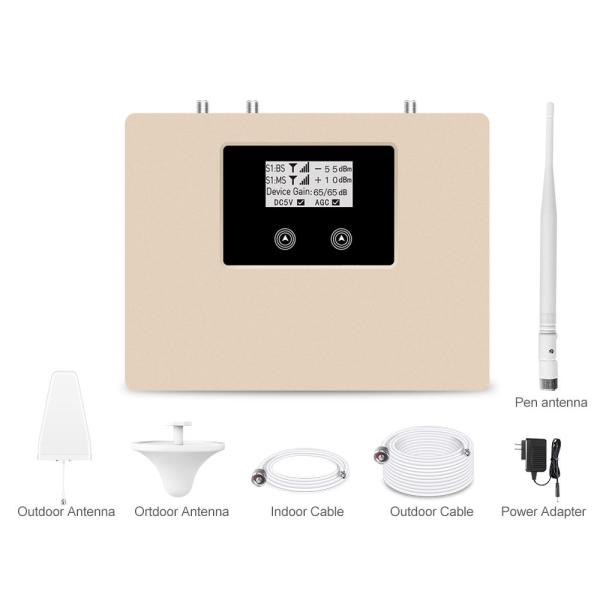 Buy cheap CDMA850 PCS1900 Mobile Phone Network Booster Dual Band 70dB Gain from wholesalers