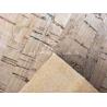 Buy cheap Decorative A Grade Rubber Sheet Roll , Upholstery Cork Leather Fabric for Bag Shoe from wholesalers