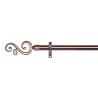 Buy cheap Iron Pipe Curtain Rods With Flower Shape Finial For Bedroom from wholesalers