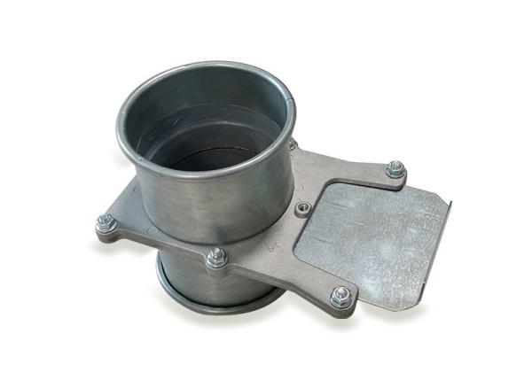 Buy cheap Galvanized sheet Dust Collection Blast Gate Slide Dampers Manual from wholesalers