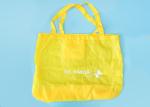 Supermarket Non Woven Polyester Tote Bags 30*40cm Yellow Large Loadability