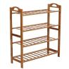 Buy cheap Durable Bamboo Home Furniture 4 Tier Shoe Rack Renewable Resource And Environmental from wholesalers