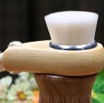 Super fine fiber wood handle cleaning brush