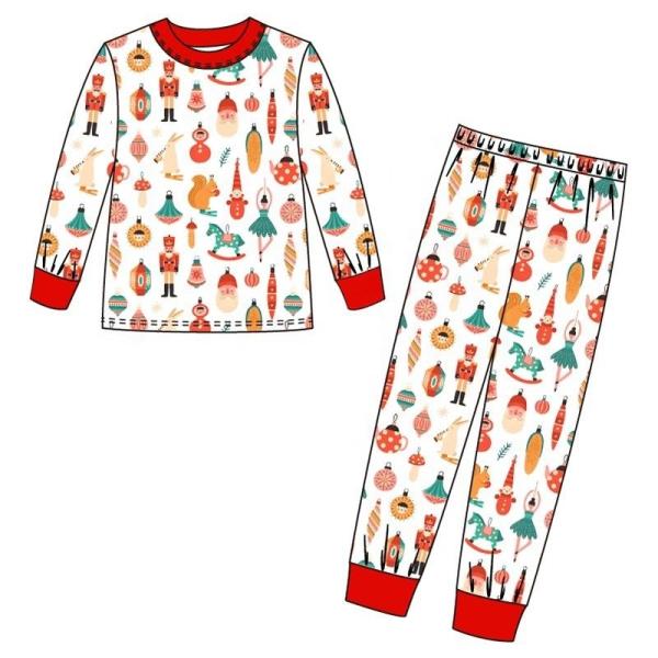 Buy cheap Baby christmas pants newborn toddlers pajamas set warm onesie baby Christmas clothes set from wholesalers