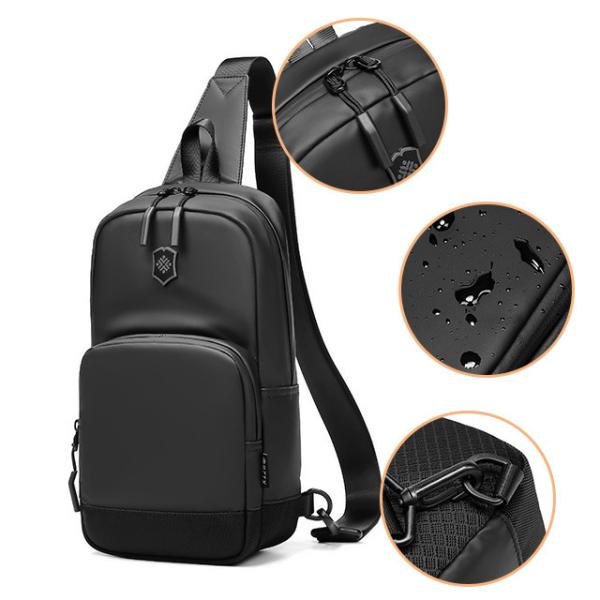 Buy cheap Waterproof Oxford Cloth Mens Shoulder Chest Sling Bag 19*10*34cm from wholesalers