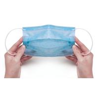 Buy cheap FDA Licensed 3 Ply Disposable Face Mask Anti Bacterial 9.5 X 17.5cm For Adults product