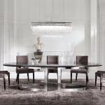 Fashion SS Dining Tables Kitchen Room Furniture Marble Top