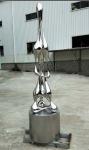 Durable Modern Metal Stainless Steel Sculpture Outdoor For Garden Decoration