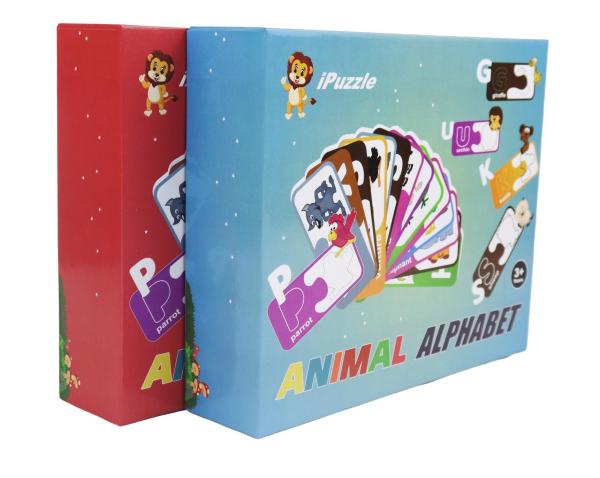Buy cheap Eco Kids Educational Paper Jigsaw Puzzle Animal Alphabet abc Matching Cards For 3+ Year Olds from wholesalers
