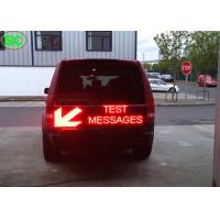 Buy cheap RGB Car LED Sign Display With Meanwell Power Supply , High Definition IP65 product