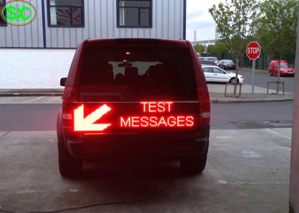 Quality RGB Car LED Sign Display With Meanwell Power Supply , High Definition IP65 Waterproof for sale