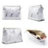 Buy cheap Marble PU Travel Makeup Brush Organizer Pouch With Gold Zipper from wholesalers