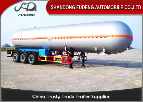 Buy cheap 40 / 50 / 60 CBM LPG Tank Trailer Leaf Spring Suspension Carbon Steel Material from wholesalers