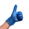 Buy cheap Anti Oil Disposable Vinyl Gloves For Foodservice Customized Color Blue / Black from wholesalers