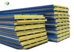 Rock Wool Metal Sandwich Panels Fire Resistant With Smooth Edges