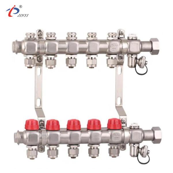 Buy cheap Stainless Steel 1.6MPa 12 Loop Radiant Heat Manifolds from wholesalers