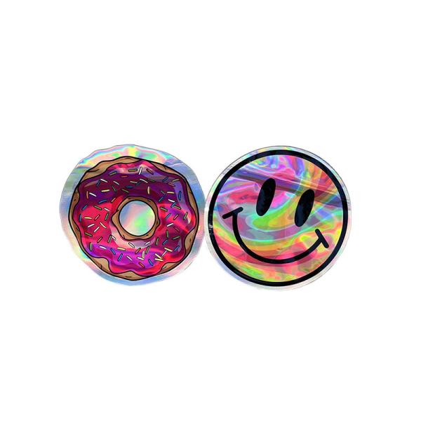 Buy cheap Weed Irregular Shaped Bags Smell Proof Die Cut Plastic Bags from wholesalers
