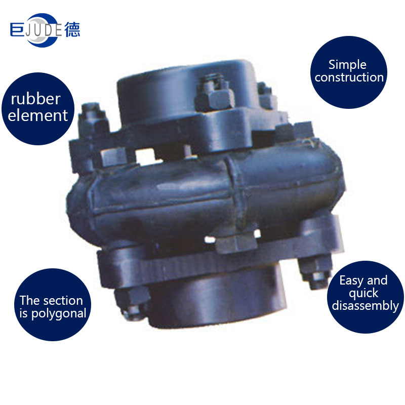 Multi Angle Rubber Tyre Flex Coupling DL Type For Mining Machinery
