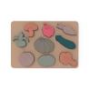Buy cheap Vegetables Shape Montessori Jigsaws Puzzle Food Grade Silicone Material from wholesalers