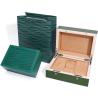 Buy cheap High End Green Wooden Watch Box for Luxury Gift Packaging with Flipped Tote Bag from wholesalers