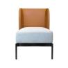 Buy cheap Modern Leisure Durable Solid Wood Leather Wholesale Home Hotel Furniture Customized Chair from wholesalers