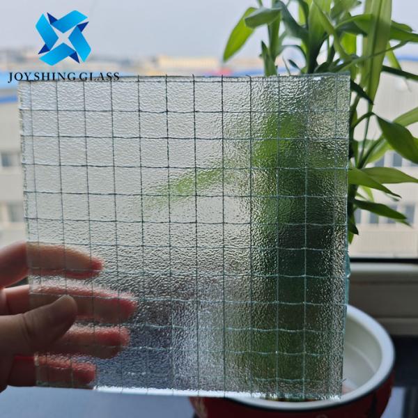 Buy cheap Customized 5mm Clear Nashiji Wired Mesh Glass For Partitions from wholesalers
