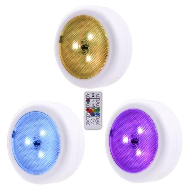 Buy cheap DC6V 5000K Battery Operated Color Changing Puck Lights from wholesalers