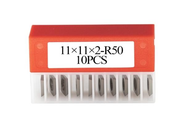 Buy cheap 11mm Square Carbide Inserts With Radius 11×11×2.0mm-R50-30° For Woodworking from wholesalers