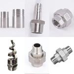 Stainless Steel 1" Hose Barb x 3/4" NPT Male for Home Brew Pipe Fitting Female