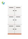 Knock Down Structure 9 Door Mail Box Storage Cabinet With Password Lock