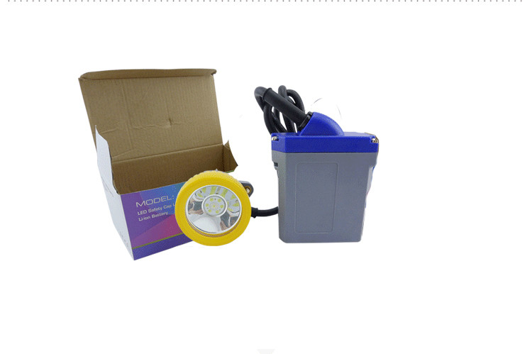 15000lux LED Miner Safety Cap Lamp 1.67W LED Mining Light 1.65m Corded For Underground